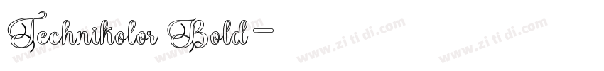 Technikolor Bold字体转换